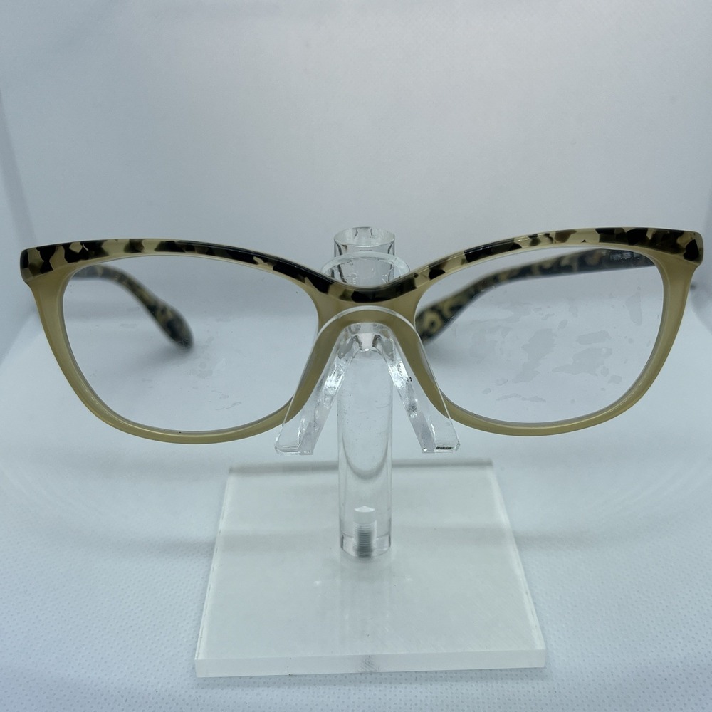 Fysh UK Eyeglasses, Frames Only, 3526 917, 54-18-135, Plastic, Brown/Cream